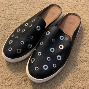 Black slip ons